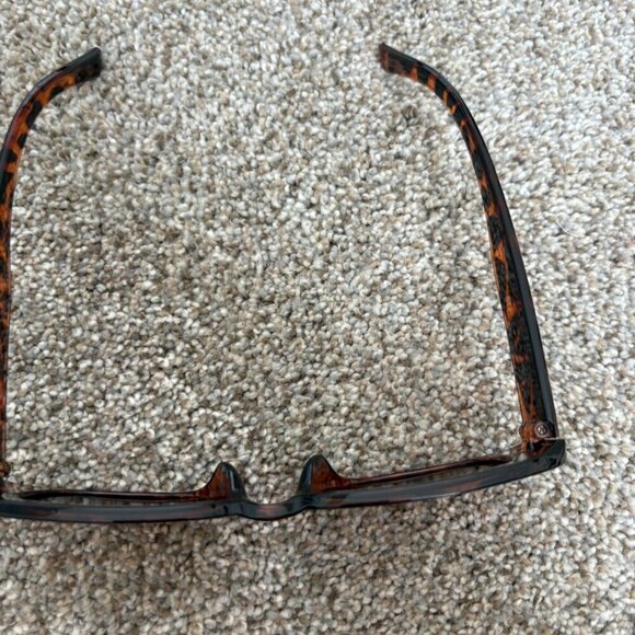 Animal Print Plastic Y2K Square Sunglasses Brown - Picture 3 of 9